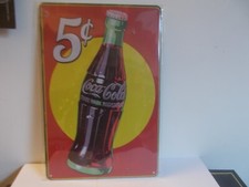 Plaque publicitaire coca cola - plaque,