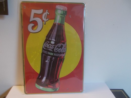 Plaque publicitaire coca cola - publicitaire, coca-cola