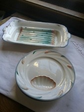 Service asperges faience - a,