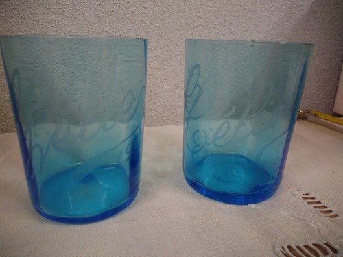 Duo verre ancien couleur - duo,