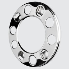 2x Acier Inoxydable Poli -