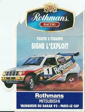 Autocollant sticker ROTHMANS