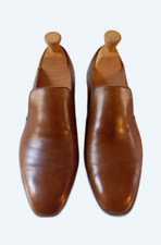 Escarpins homme Berluti marron clair années 70
