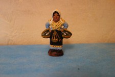 ancien santon crèche  taille 1 poissonnière