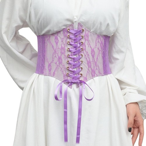 Ceinture corset dentelle - en,