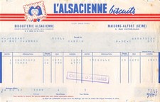 Facture   1963 L ALSACIENNE
