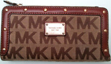Michael Kors  portefeuille compagnon toile et cuir   TBEG vintage - 10 x 18 cm 