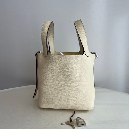 Hermes basket white with - ,
