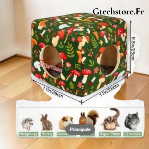 Lit cachette rongeur - lit,