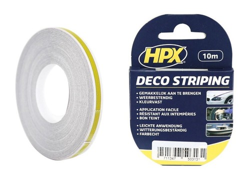 Liseret jaune 3mm large - de, sur