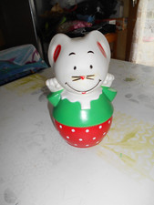 VINTAGE figurine culbuto Lardy SA Lavancia Dortan made in France UNE SOURIS