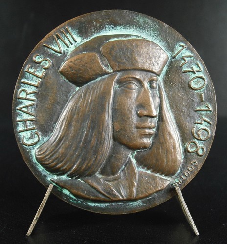 Médaille charles viii - charles, roi