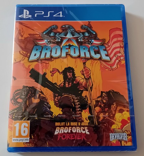 Broforce ps4 neuf sous blister - ps4,