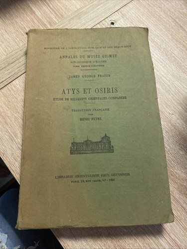 Atys osiris étude - et,