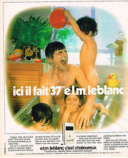 PUBLICITE ADVERTISING 124  1977  ELM LEBLANC   chauffe-eau chaudière