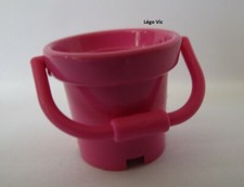 Lego 48245c01 x2 Bucket Dark Pink Seau Rose Belville 5844 Scala 3117 3149 MOC