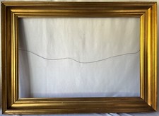 Vieux Cadre Photo Profilrahmen Antique Vintage Or Art Nouveau Falzmaße 52,2 x 77