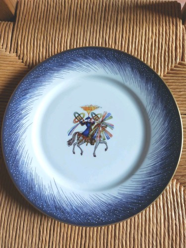 Assiette hermes artificier - assiette, l'artificier