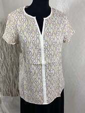 Tunique droite motifs géométriques manches courtes La Fiancée du Mékong - 36