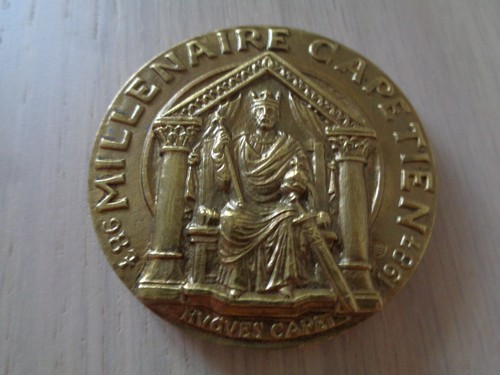Medaille bronze hugues - bronze,
