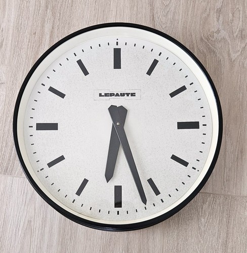 Horloge murale industrielle