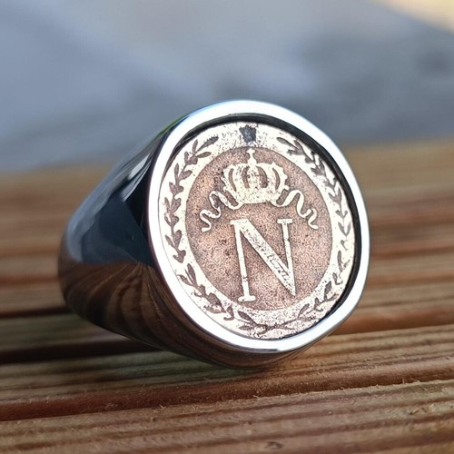 Bague chevalière véritable - chevalière,