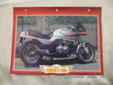 CARTE FICHE MOTO SUZUKI XN 85 TURBO 1983
