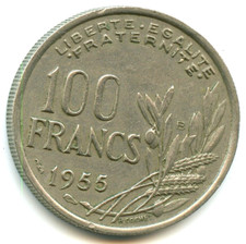 100 francs Cochet 1955 B n°3785