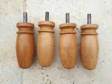 pieds pour lit en bois 