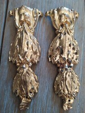 Décor en Bronze ameublement Ameublement Ancien d'époque  XIX (lot de 2)  