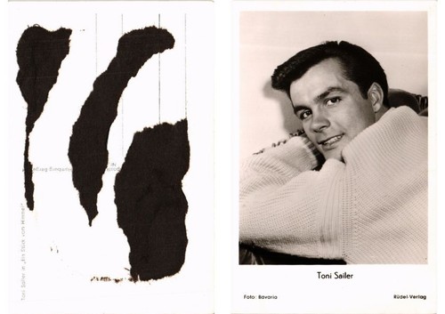 Cpa toni sailer film - sailer, star