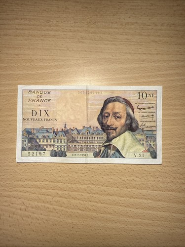 Billet 10 nouveaux - 10, nf