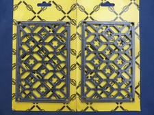 2 Grilles fonte rectangulaires