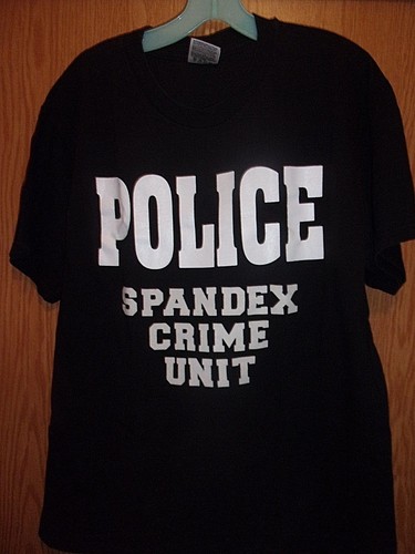 Spandex fashion police crime - spandex,