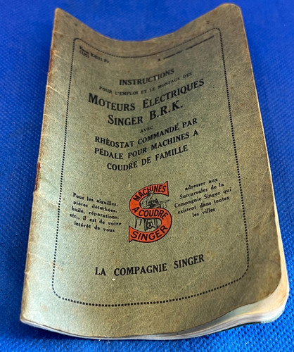 Vintage mode emploi notice - mode, d'emploi
