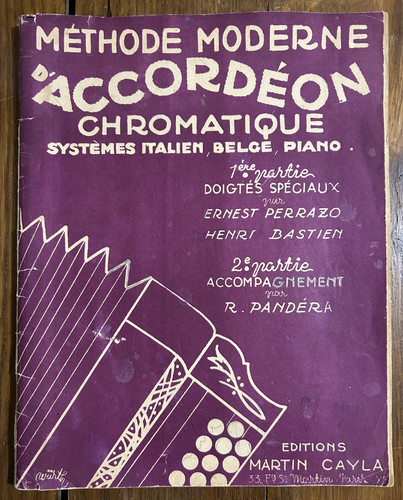 Accordeon chromatique methode - chromatique,