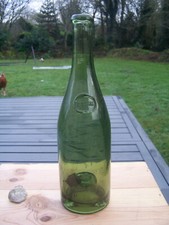 ancienne bouteille vin verre soufflé sceau Montfort Saumur antique sealed bottle