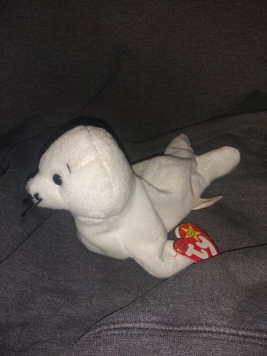 Seamore beanie baby - ty, white