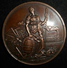 1873 CHÂTEAU CHINON COMICE AGRICOLE MÉDAILLE CUIVRE 50 MM 57,2 g