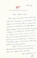 Brice PARAIN belle lettre