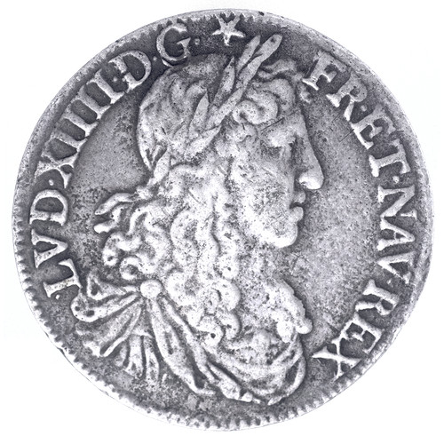 Louis xiv demi écu - xiv-demi-Écu, au