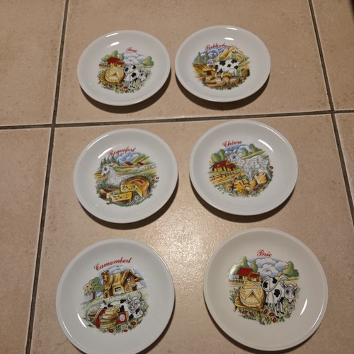 Lot assiettes fromages - lot,