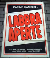 LABBRA APERTE manifesto poster