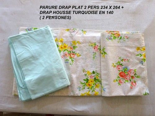 Parure lit drap - drap, 2