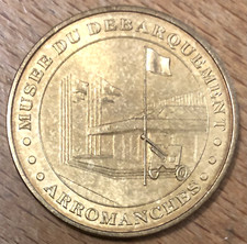 MDP 2004 ARROMANCHES DÉBARQUEMENT MÉDAILLE MONNAIE DE PARIS JETON MEDALS TOKENS