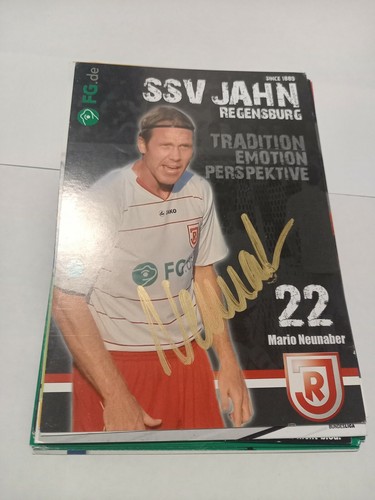 Signed postcard mario neunaber - signed,