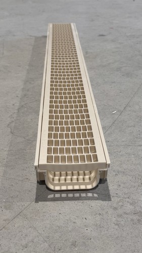 Caniveau pvc ton - , pierre