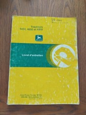 Livret d'entretien John Deere