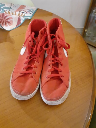 Baskets toile nike - toile, montantes
