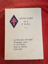 RARE - ANNUAIRE DE LA 1ER  DFL